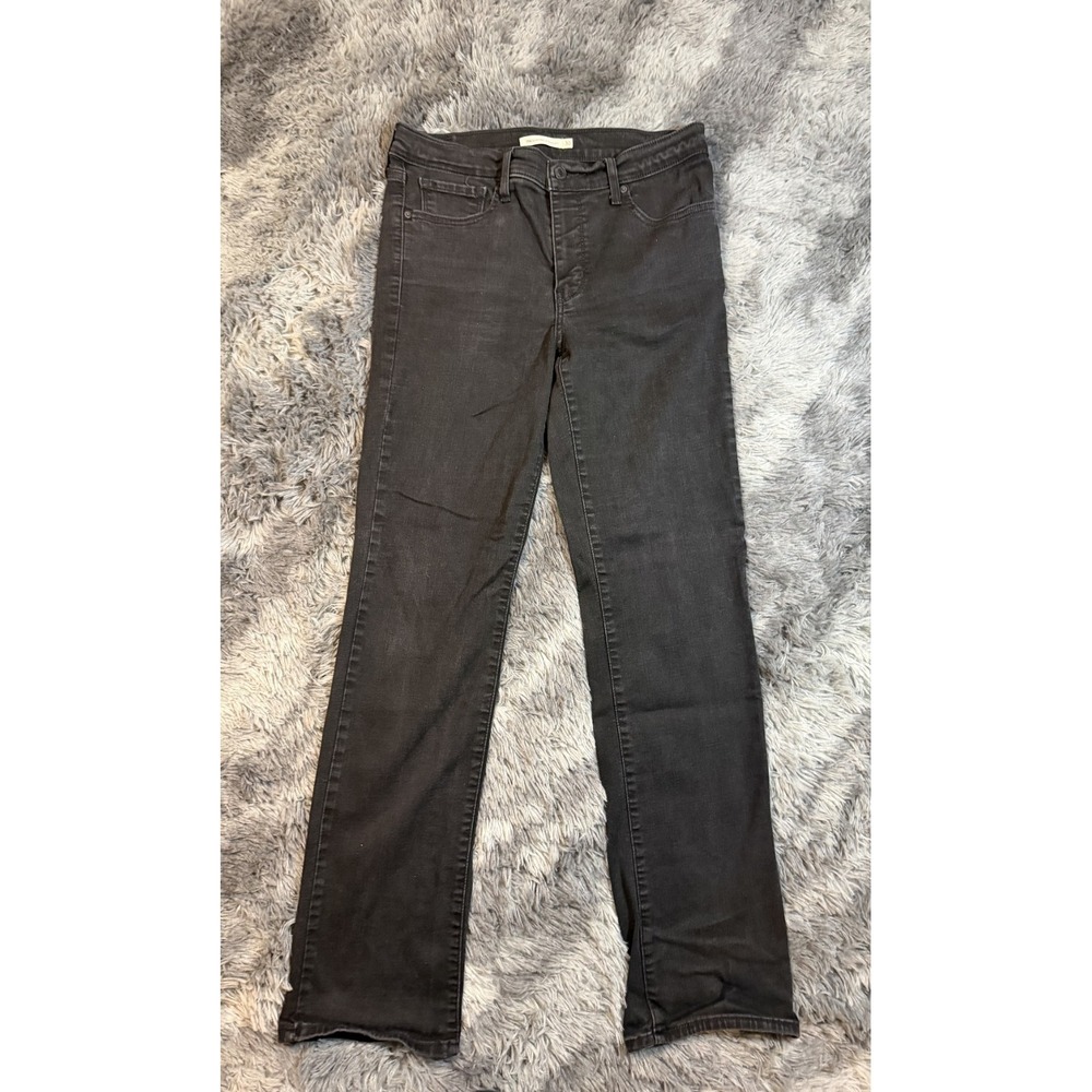 Levi's Women's Size 30 314 Shaping Straight Mid-Rise Stretch Denim Jeans